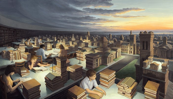 Librería de Robert Gonsalves